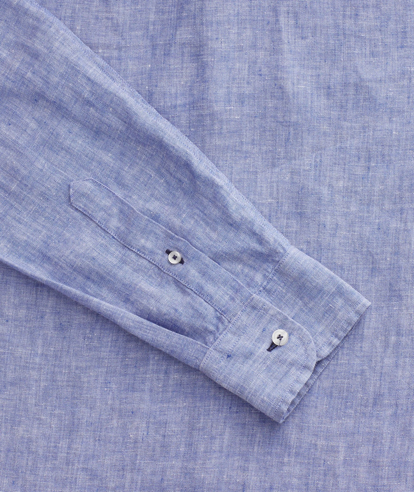 Wrinkle-Resistant Linen Vin Santo Shirt - FINAL SALE