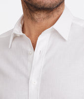 Wrinkle-Resistant Linen Vin Santo Shirt - FINAL SALE 4