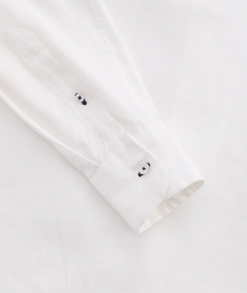 Wrinkle-Resistant Linen Vin Santo Shirt - FINAL SALE