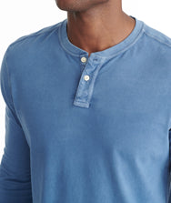 Long-Sleeve Pima Cotton Henley - FINAL SALE Zoom